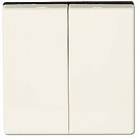 Лицевая панель Jung EcoProfi для 2-кл. выключателя слоновая кость картинка